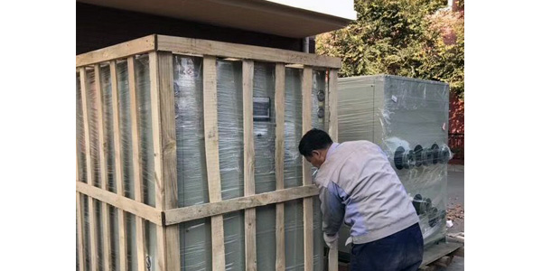 渦旋式水源熱泵機組廠家完成測試，用戶安裝簡便